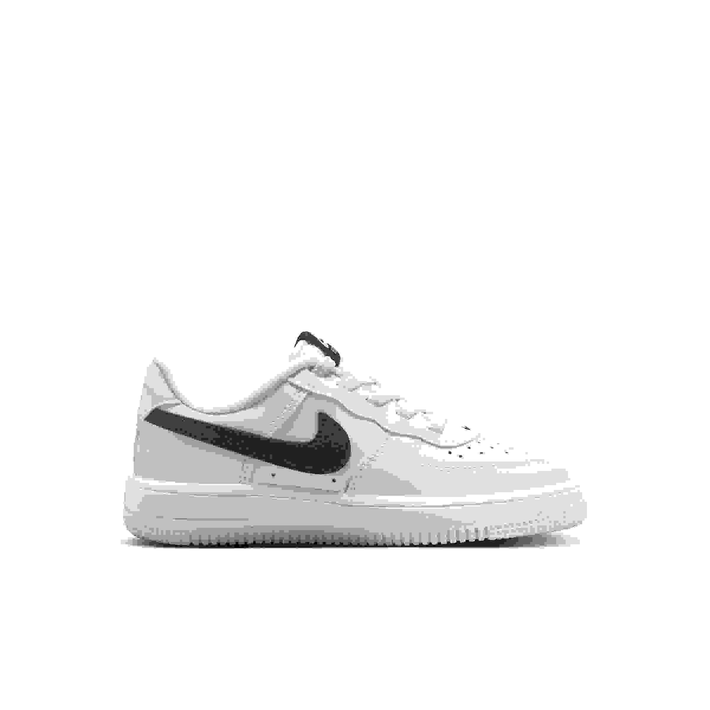 Nike Force 1 Low EasyOn Preschool Boys' "White/Black/Yellow" Shoe
